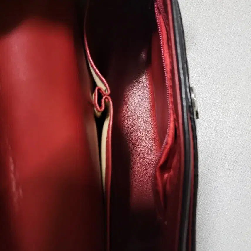 [BUNJANG] Black Rose Quilted Chain Bag / 블랙 장미 퀼팅 체인백