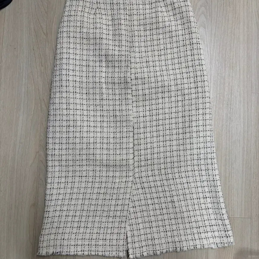 [BUNJANG] Tweed Long Skirt / 트위드 롱스커트