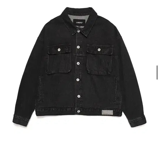 [BUNJANG] LIBERE 21 DENIM JACKET - BLACK (S) / 리베레 자켓 21 DENIM JACKET / BLACK S