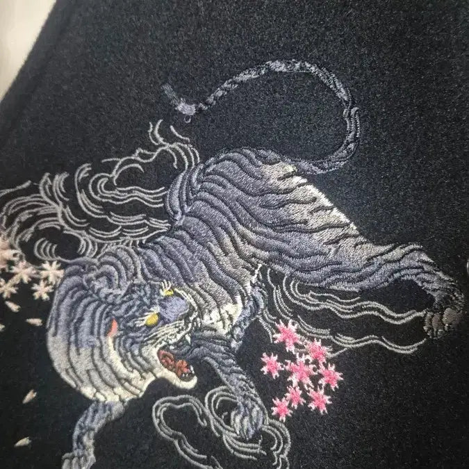 [BUNJANG] Ewiser Tiger Dragon Phoenix Embroidered Baseball Jacket XL / Ewiser 호랑이 용 불사조 최고급 자수 야구 점퍼 자켓 XL 새상품