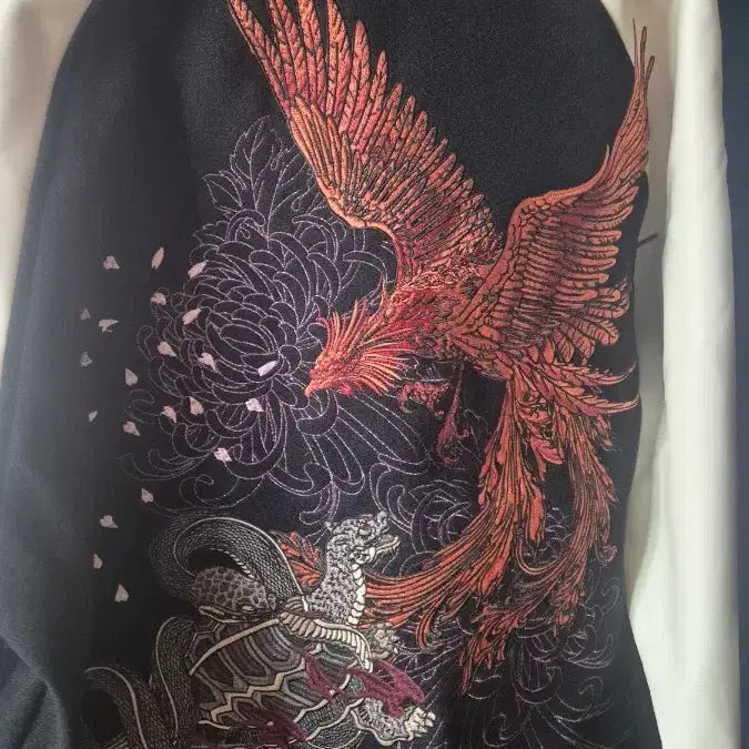 [BUNJANG] Ewiser Tiger Dragon Phoenix Embroidered Baseball Jacket XL / Ewiser 호랑이 용 불사조 최고급 자수 야구 점퍼 자켓 XL 새상품