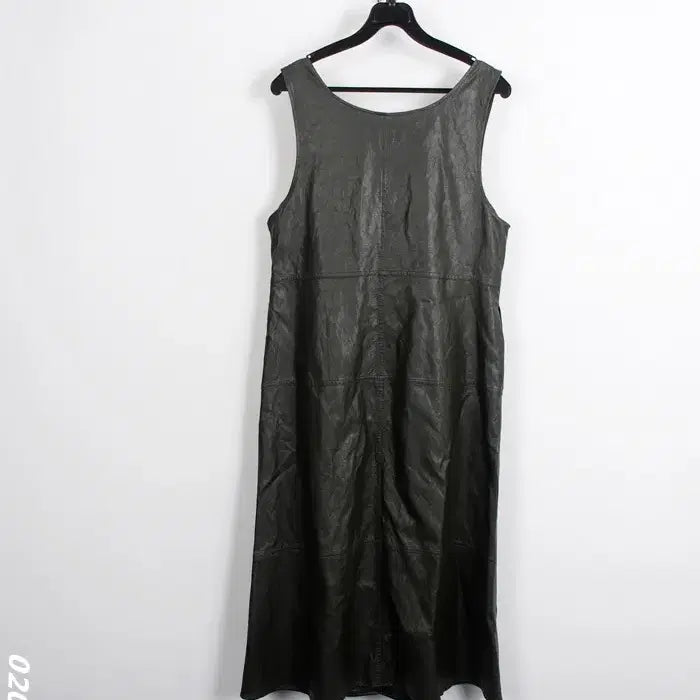 [BUNJANG] The Edge Sleeveless Leather Dress / [득템가] 여성55/ 더엣지 민소매 레더 원피스