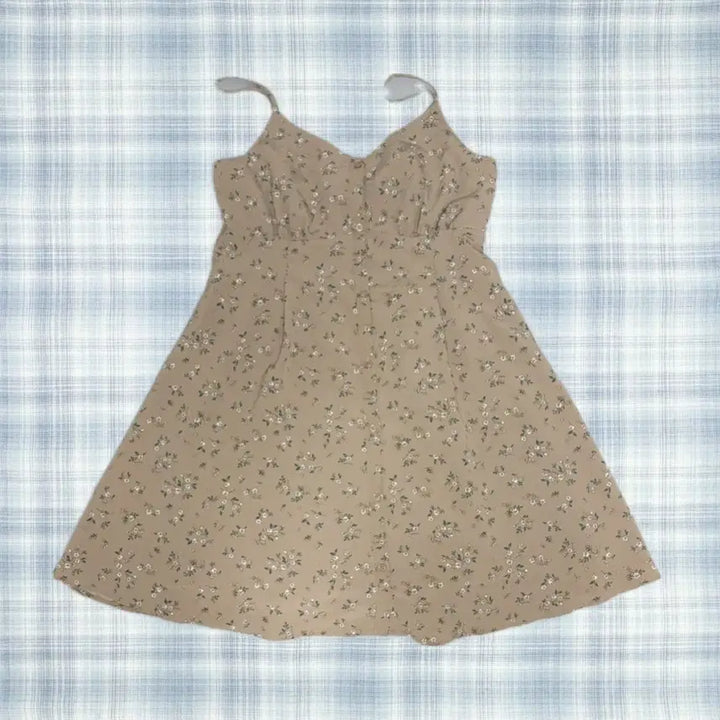 [BUNJANG] Vintage Brown Floral Dress / 일본 빈티지 브라운 잔꽃 원피스