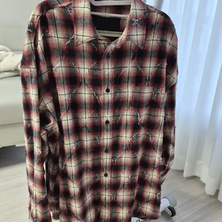 [BUNJANG] JunJ 25SS Argyle Check Red Size 46 / 준지 25ss 아가일 체크 레드 46 사이즈