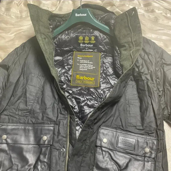 [BUNJANG] Barbour Padded Jacket (Olive) / 바버 올리브 패티드 자켓!L