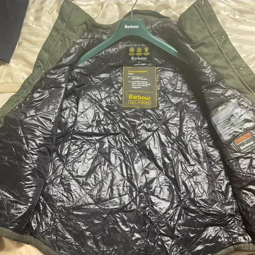 [BUNJANG] Barbour Padded Jacket (Olive) / 바버 올리브 패티드 자켓!L