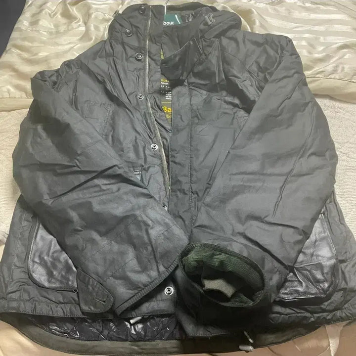 [BUNJANG] Barbour Padded Jacket (Olive) / 바버 올리브 패티드 자켓!L