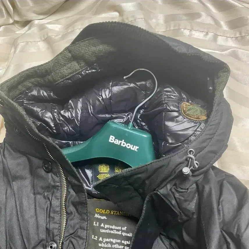 [BUNJANG] Barbour Padded Jacket (Olive) / 바버 올리브 패티드 자켓!L