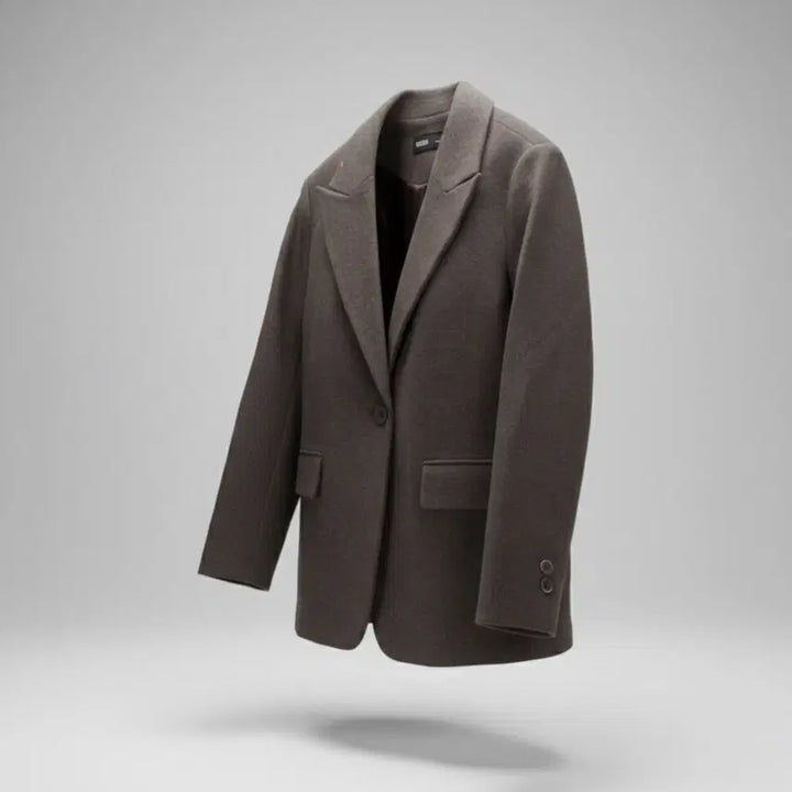 [BUNJANG] MISO One-Button Wool Jacket / 여성S/ 미쏘 원버튼 모직자켓