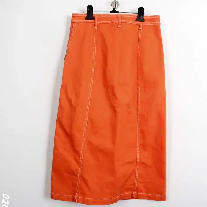 [BUNJANG] Studio Tomboy Orange Cotton Skirt / 여성67/ 스튜디오톰보이 오렌지 코튼스커트