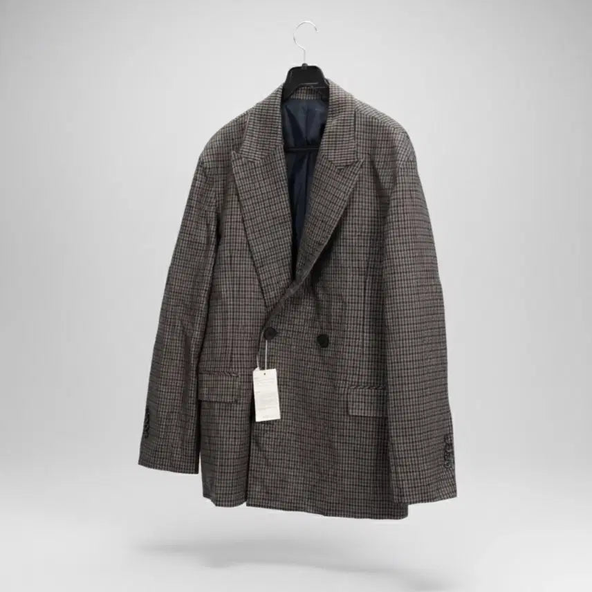 [BUNJANG] Unspecified 46 Check Wool Suit Jacket / 남성 46사이즈/ 텍새 707 체크 울 정장자켓