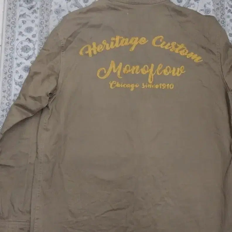 [BUNJANG] MonoFlow Herringbone Shirt Jacket / MonoFlow 모노플로우 헤링본 셔츠자켓 L