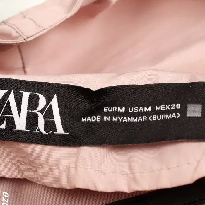 [BUNJANG] ZARA Pink Windbreaker Jacket / 여성M/ 자라 스트링 핑크 바람막이