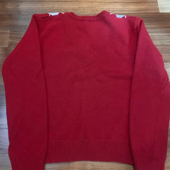 [BUNJANG] Sienne 25FW Argyle Knit / 시눈 25fw 아가일니트 레드