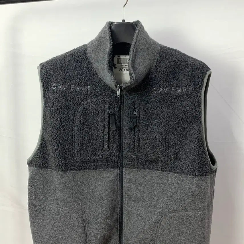 [BUNJANG] Cav Empt Fleece Zip Vest / 카브엠트 fleece zip vest 플리스 베스트