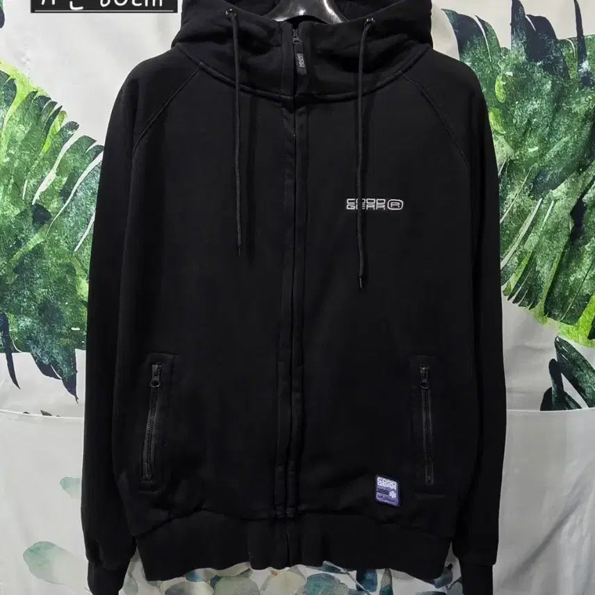 [BUNJANG] COOOGEAR N7 DESIGN Hooded Zip-Up Jacket (Black, M) / COOD GEAR 후드 집업 블랙 M