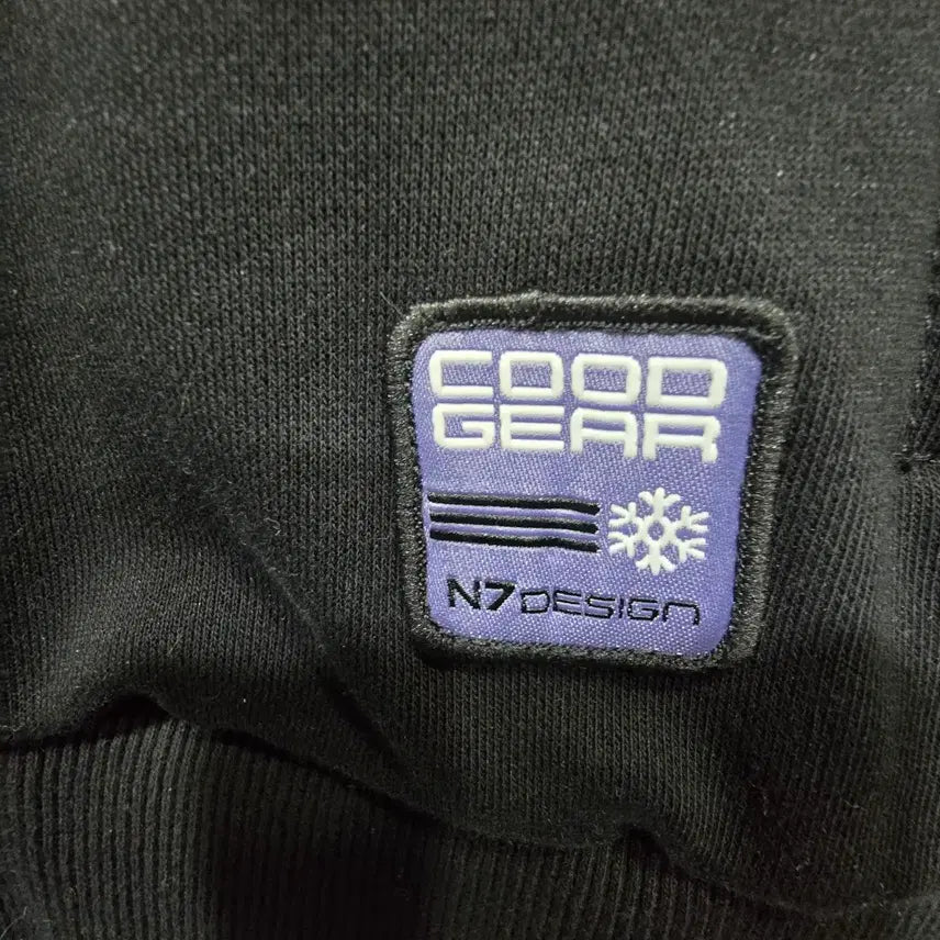 [BUNJANG] COOOGEAR N7 DESIGN Hooded Zip-Up Jacket (Black, M) / COOD GEAR 후드 집업 블랙 M