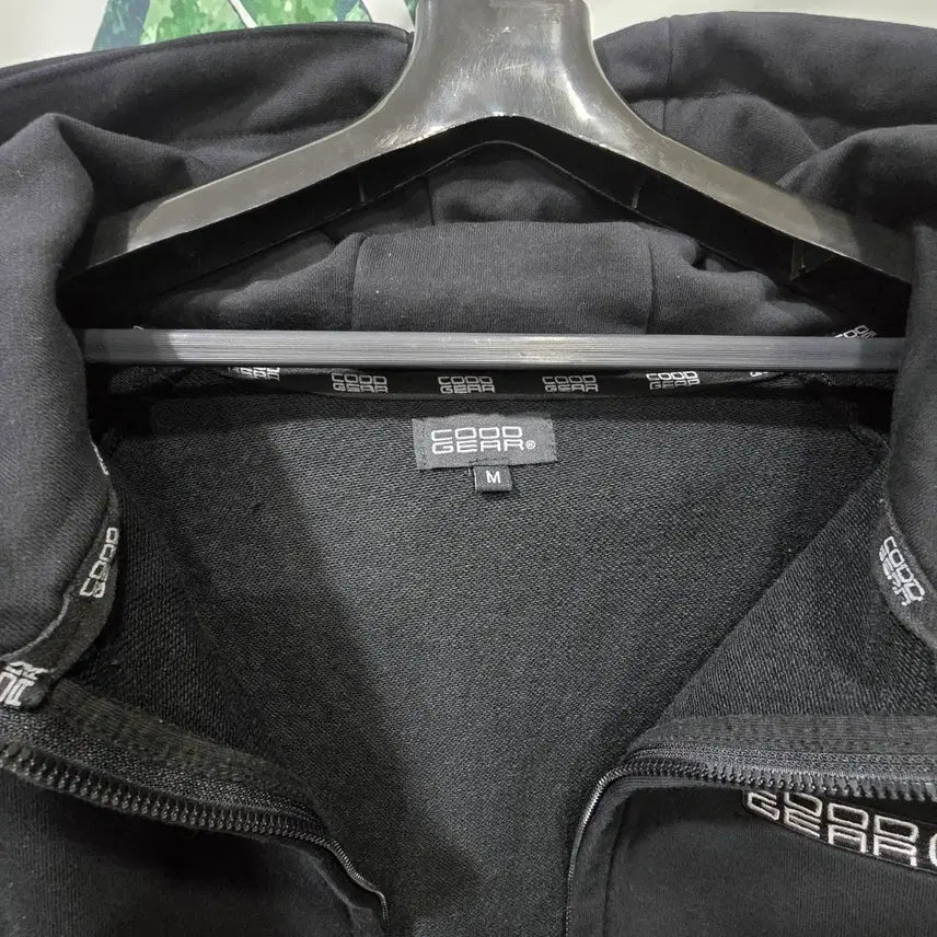 [BUNJANG] COOOGEAR N7 DESIGN Hooded Zip-Up Jacket (Black, M) / COOD GEAR 후드 집업 블랙 M