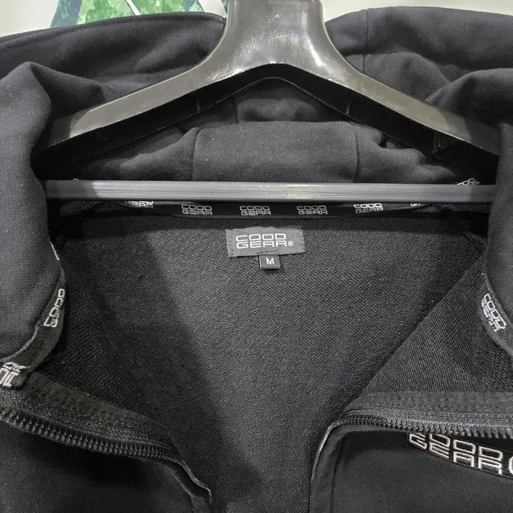 [BUNJANG] COOOGEAR N7 DESIGN Hooded Zip-Up Jacket (Black, M) / COOD GEAR 후드 집업 블랙 M