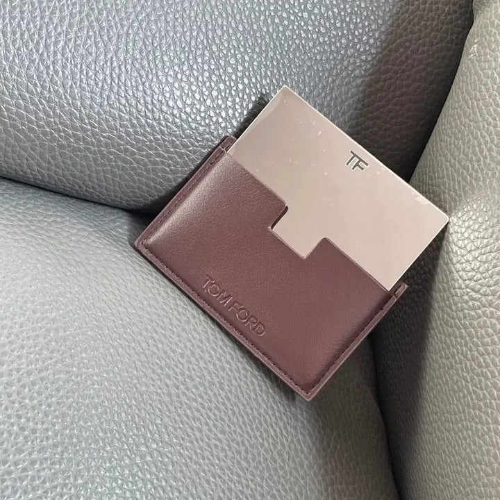 [BUNJANG] Tom Ford Brown Mirror Card Case / 톰포드 브라운 미러 카드 케이스