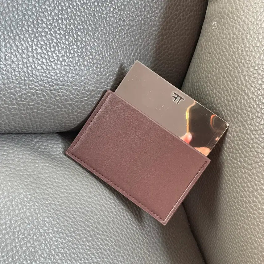 [BUNJANG] Tom Ford Brown Mirror Card Case / 톰포드 브라운 미러 카드 케이스
