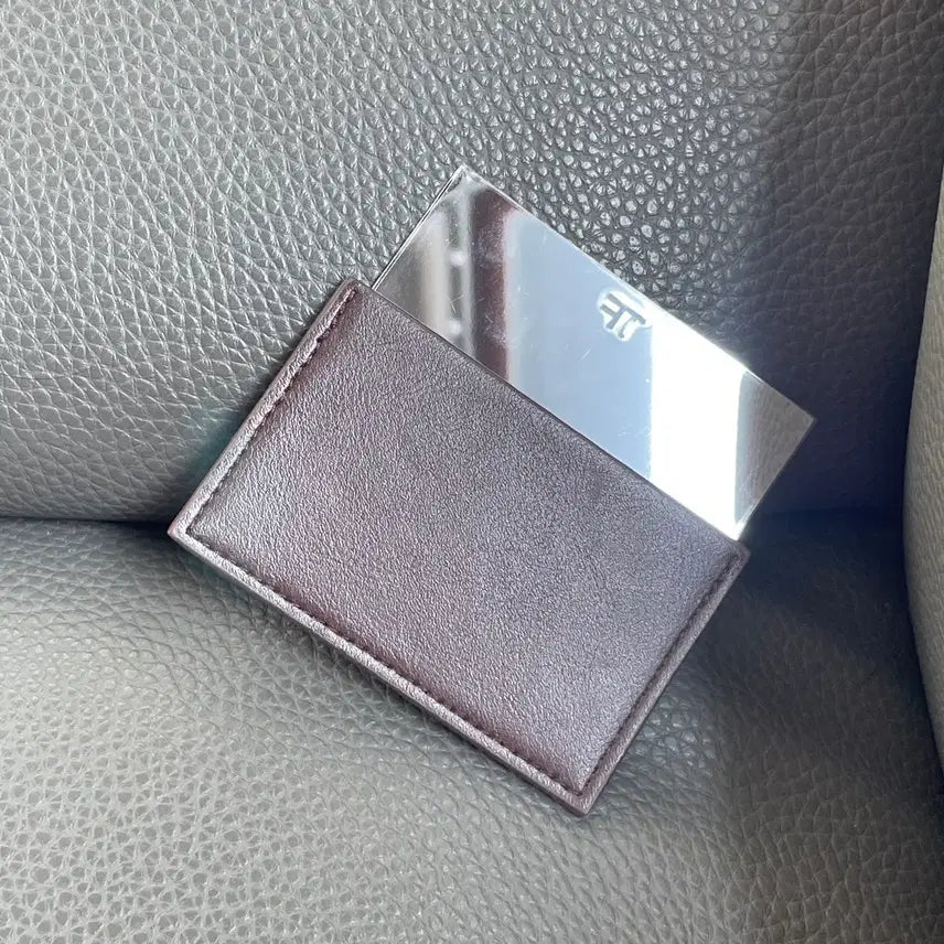 [BUNJANG] Tom Ford Brown Mirror Card Case / 톰포드 브라운 미러 카드 케이스