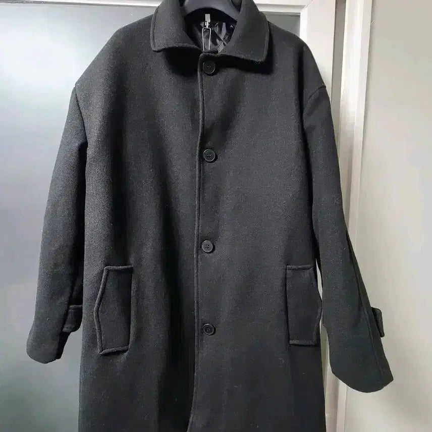 [BUNJANG] Black Single Coat XL / 블랙 싱글 코트 / 태그O / 상태좋음 XL