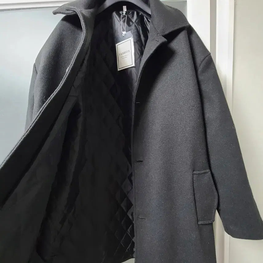 [BUNJANG] Black Single Coat XL / 블랙 싱글 코트 / 태그O / 상태좋음 XL