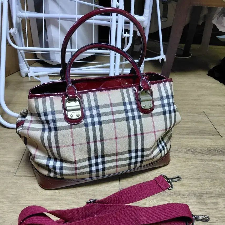 [BUNJANG] Burberry Nova Check Tote/Shoulder Bag M-L Size / 버버리 노바체크 토트/ 숄더백 M-L 사이즈 (37*26 폭20)