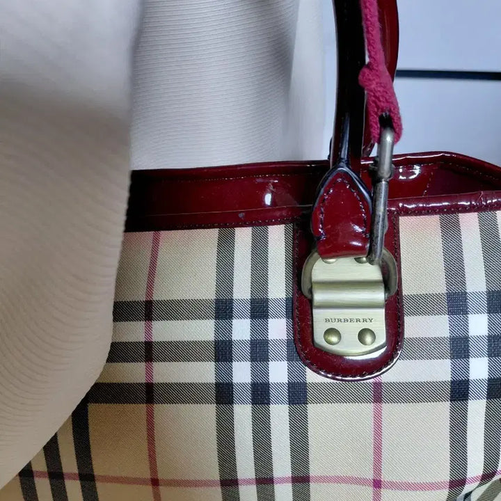 [BUNJANG] Burberry Nova Check Tote/Shoulder Bag M-L Size / 버버리 노바체크 토트/ 숄더백 M-L 사이즈 (37*26 폭20)