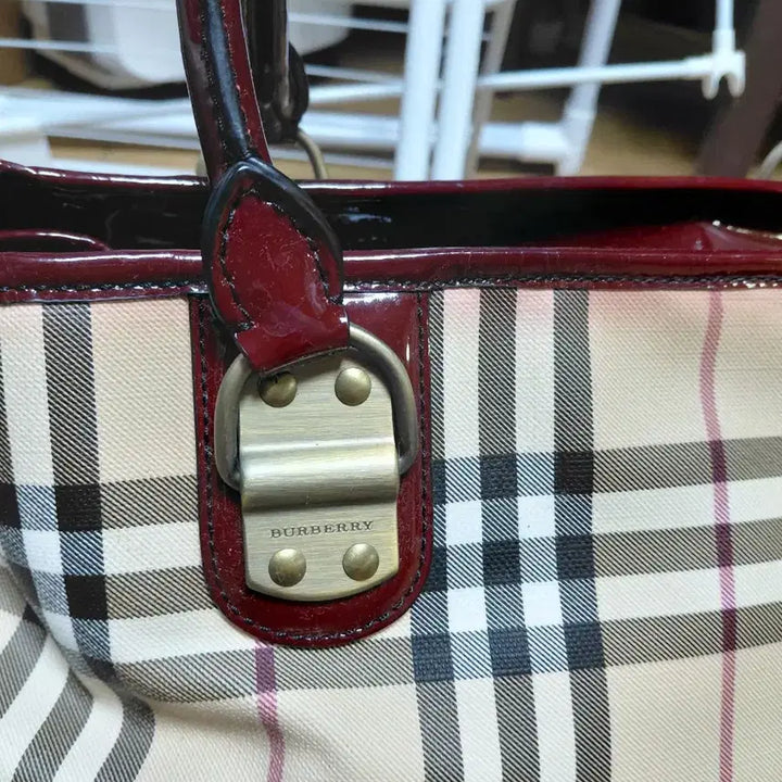 [BUNJANG] Burberry Nova Check Tote/Shoulder Bag M-L Size / 버버리 노바체크 토트/ 숄더백 M-L 사이즈 (37*26 폭20)