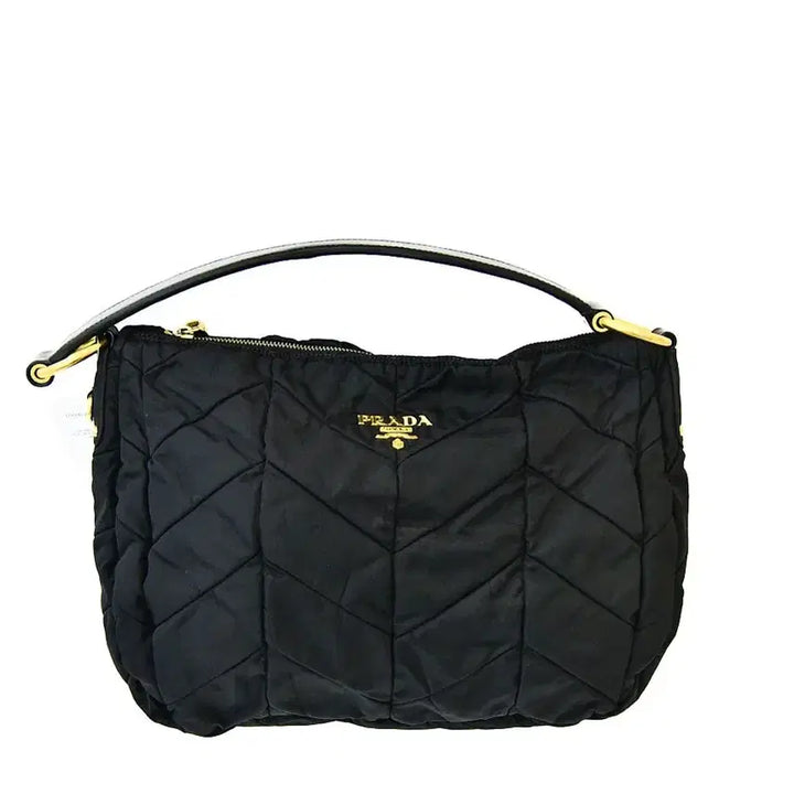 [BUNJANG] Prada Tessuto Quilted Shoulder Bag / 프라다 테수토 퀼팅 숄더백(정품)