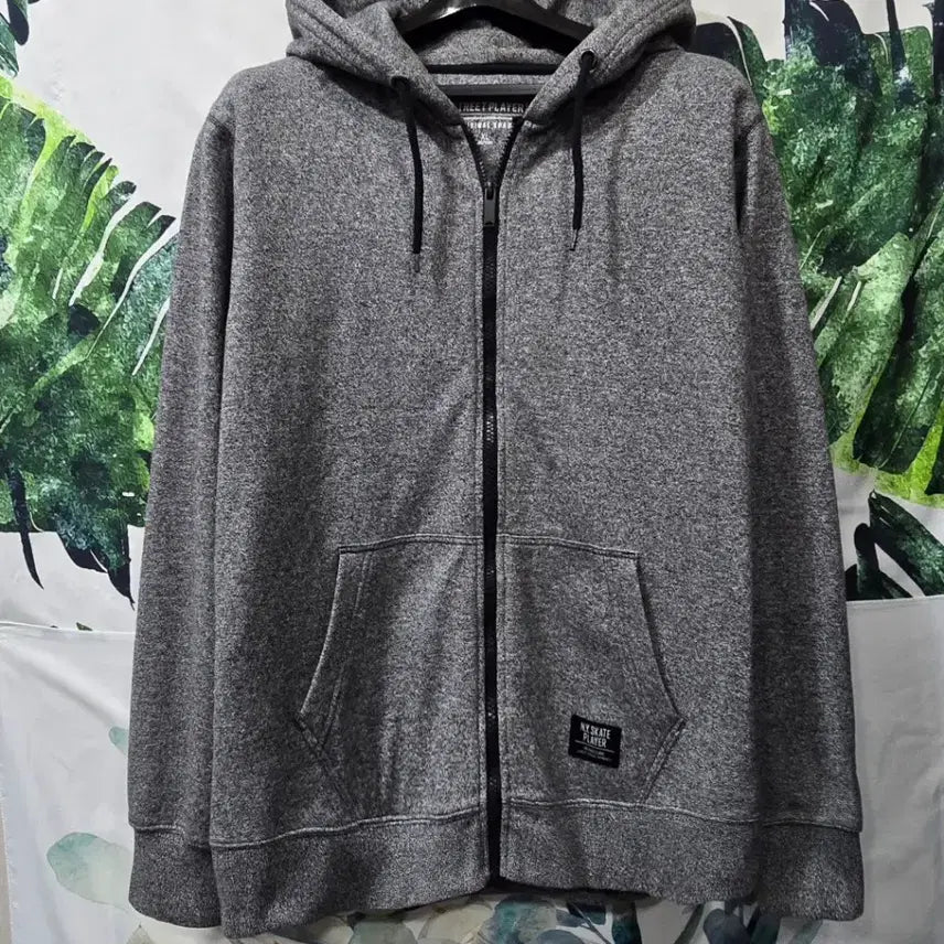 [BUNJANG] STREETPLAYER ORIGINAL SPAD Gray Hooded Zip-up Jacket / 스트릿 플레이어 후드집업 XL 공용