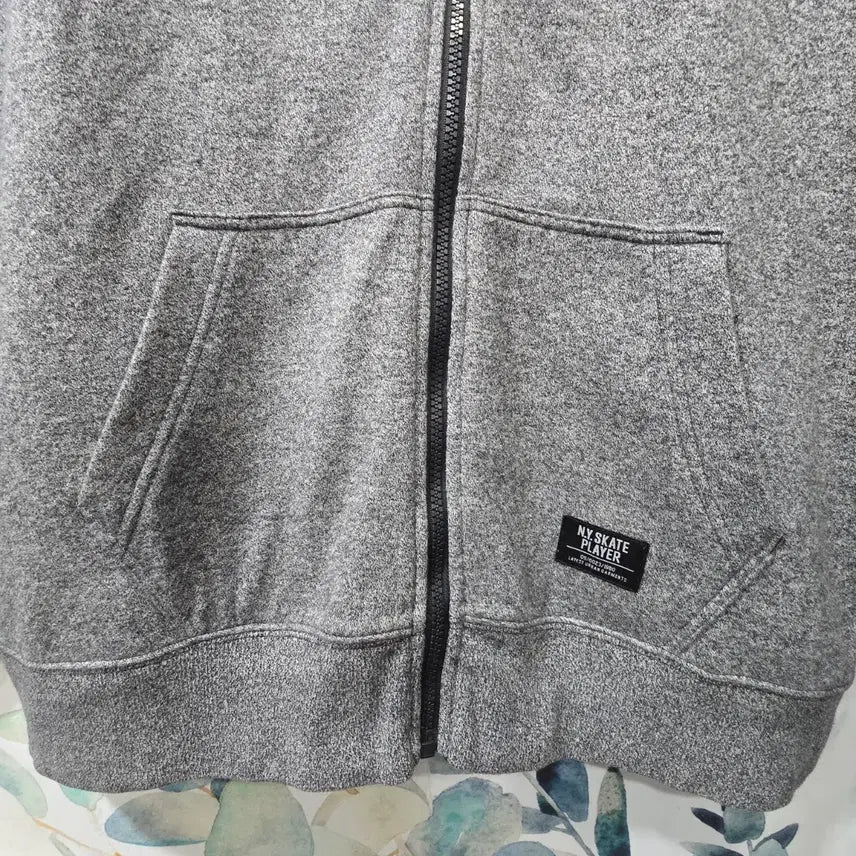 [BUNJANG] STREETPLAYER ORIGINAL SPAD Gray Hooded Zip-up Jacket / 스트릿 플레이어 후드집업 XL 공용
