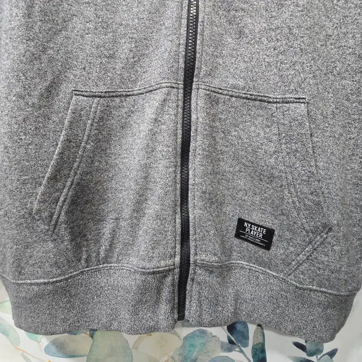 [BUNJANG] STREETPLAYER ORIGINAL SPAD Gray Hooded Zip-up Jacket / 스트릿 플레이어 후드집업 XL 공용