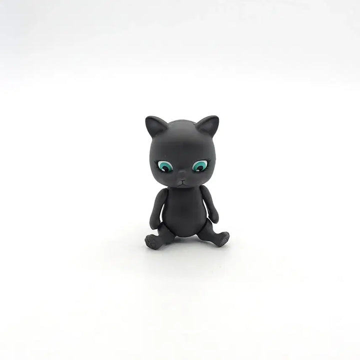 [BUNJANG] Capsule Doll Cat Gacha Black Capsule Toy Figure / 캡슐돌 고양이 가챠 캡슐 블랙 캡슐토이 피규어