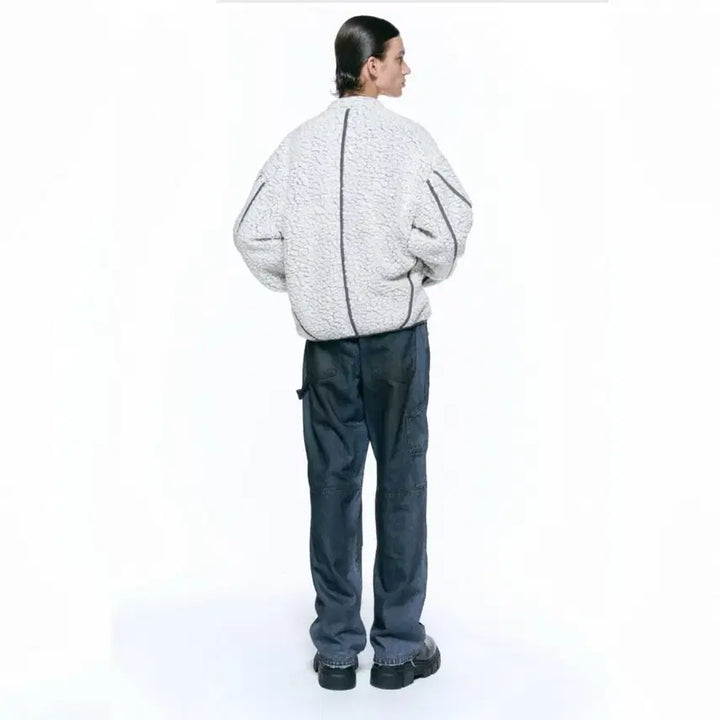 [BUNJANG] Insilence ROMA Wool Shearling Jacket - White / [택포](L) 인사일런스 ROMA 울 시어링 자켓 화이트