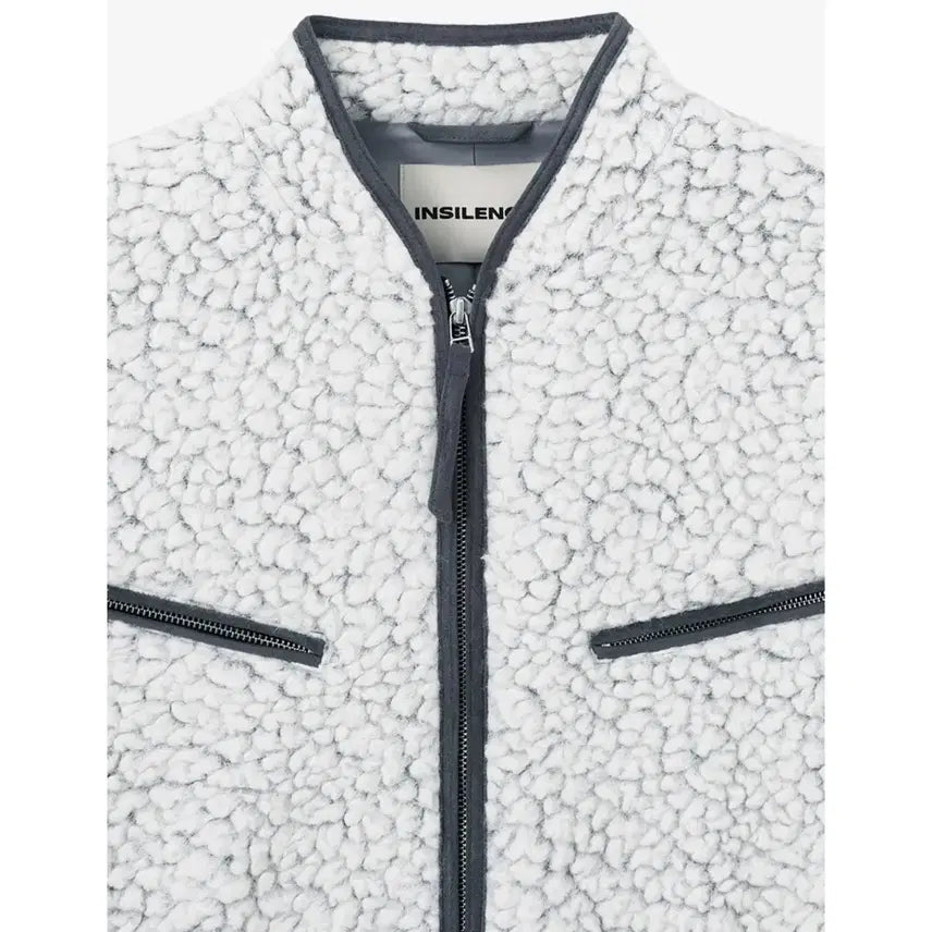 [BUNJANG] Insilence ROMA Wool Shearling Jacket - White / [택포](L) 인사일런스 ROMA 울 시어링 자켓 화이트