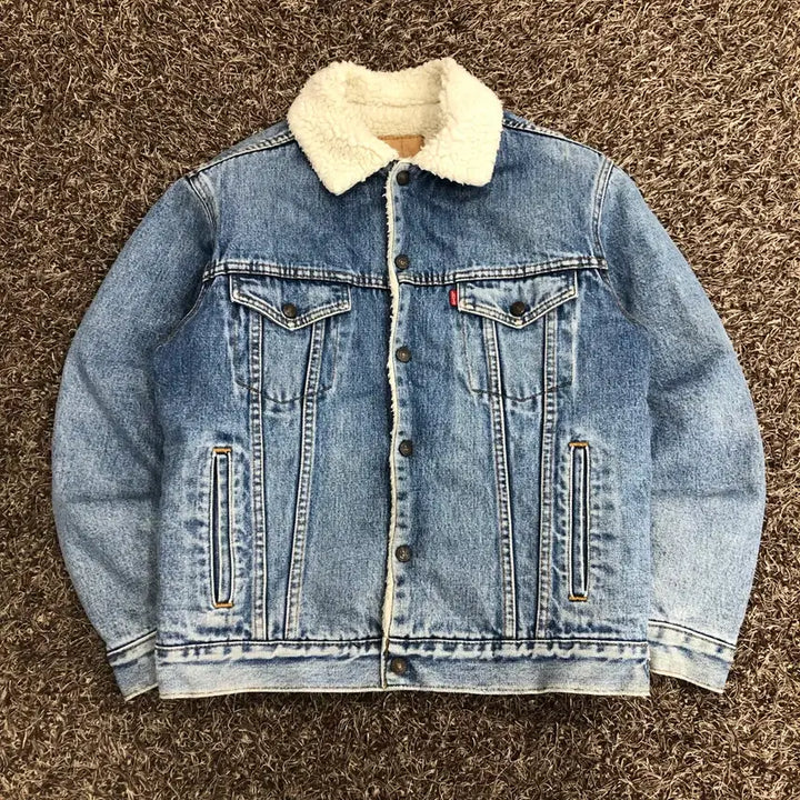 [BUNJANG] Levi's Denim Sherpa Jacket / L 리바이스 데님 양털 쉐르파 자켓