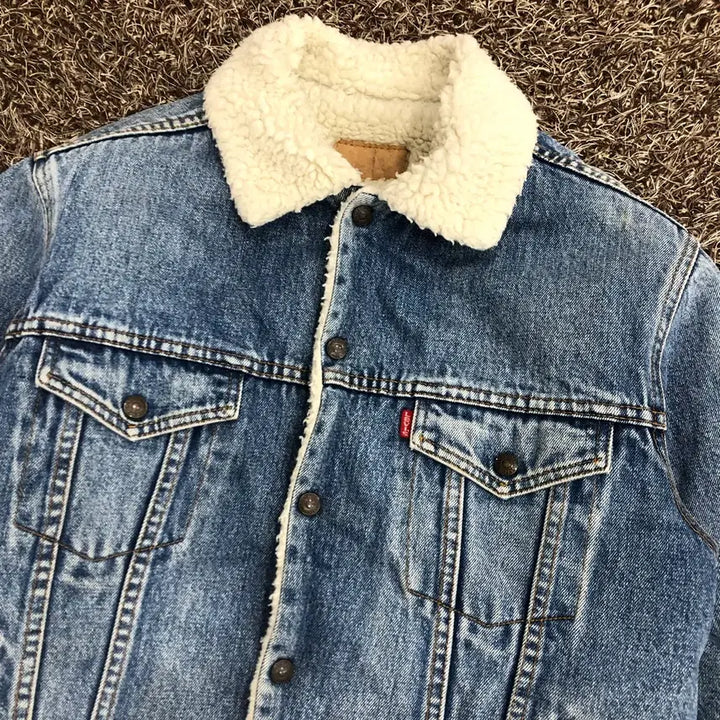 [BUNJANG] Levi's Denim Sherpa Jacket / L 리바이스 데님 양털 쉐르파 자켓