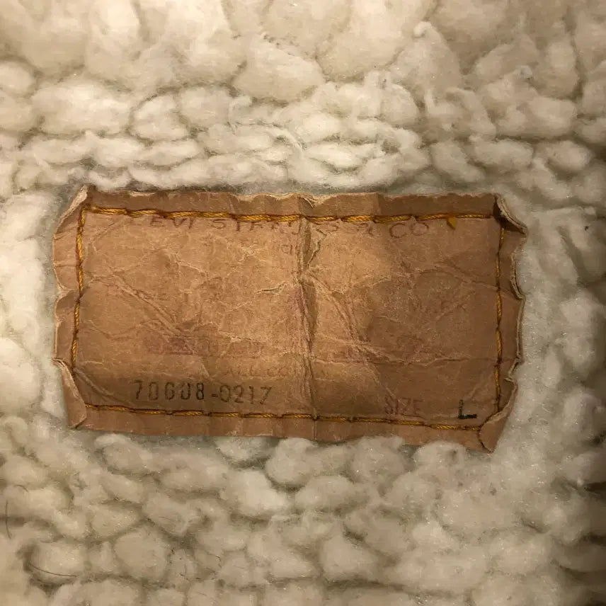 [BUNJANG] Levi's Denim Sherpa Jacket / L 리바이스 데님 양털 쉐르파 자켓
