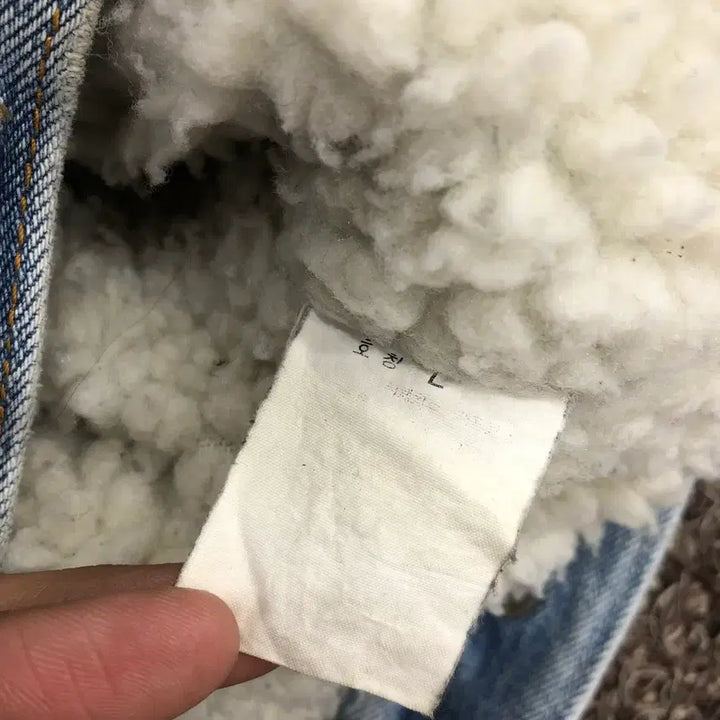 [BUNJANG] Levi's Denim Sherpa Jacket / L 리바이스 데님 양털 쉐르파 자켓