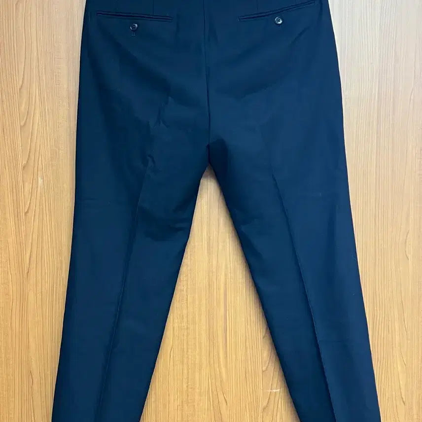 [BUNJANG] Uniqlo Wool Blend No-Tuck Pants (Navy, 85) / [유니클로] 울블렌드 노턱 팬츠(네이비, 85)