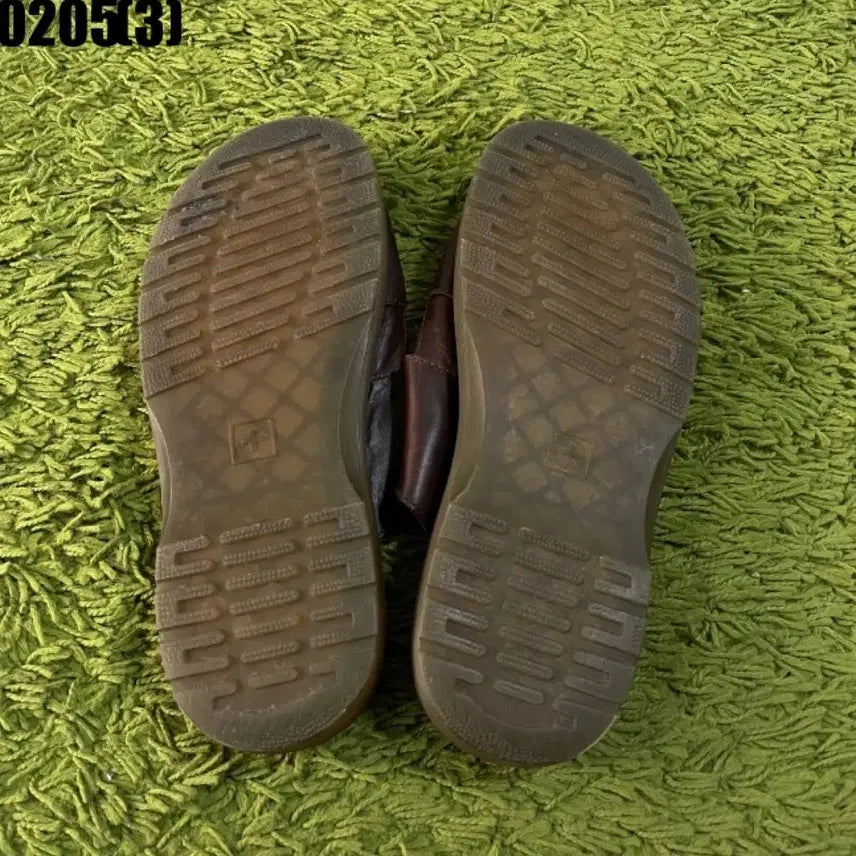 [BUNJANG] Dr. Martens Brown Leather Buckle Sandals / 닥터마틴 브라운 가죽 버클 샌들 0205