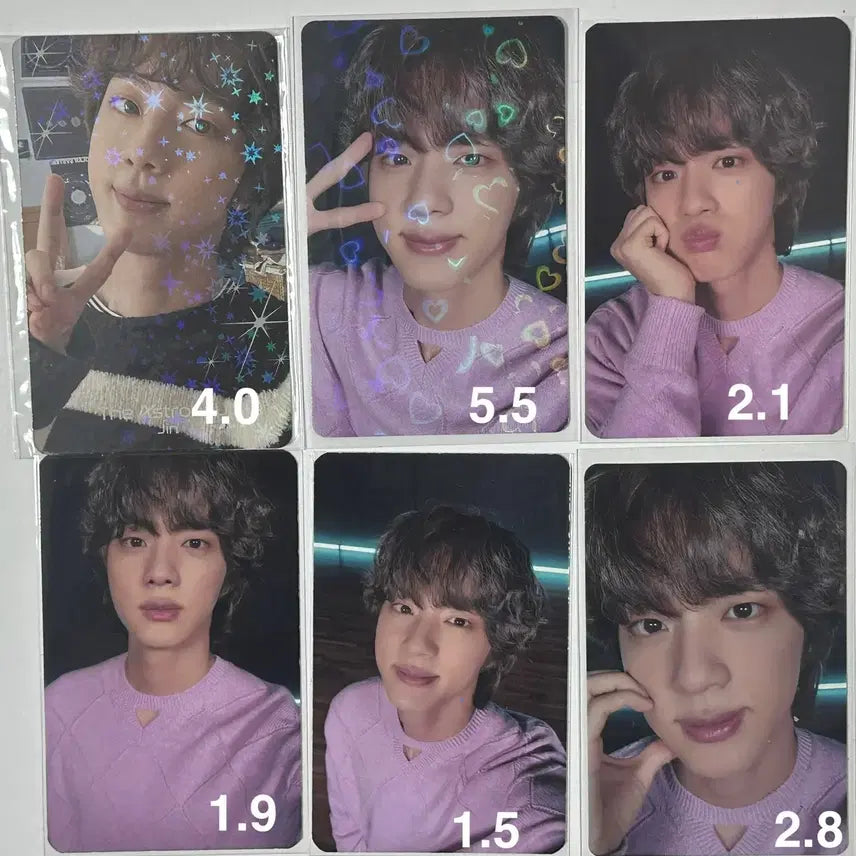 방탄소년단 진 디애스트로넛 포카 특전 일괄 양도