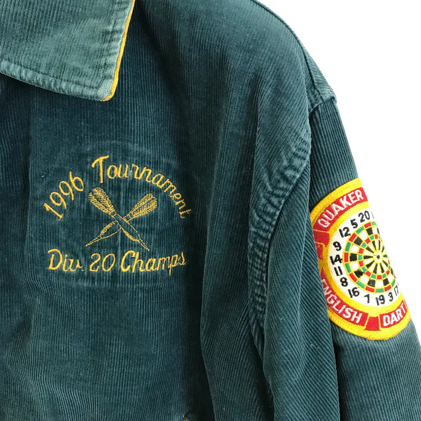 [BUNJANG] 90s Maple Athletics USA Corduroy Varsity Jacket / 90s maple athletics USA 체인스티지 바시티 자켓 [L]