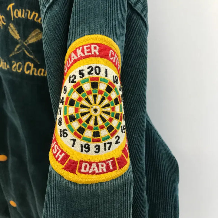 [BUNJANG] 90s Maple Athletics USA Corduroy Varsity Jacket / 90s maple athletics USA 체인스티지 바시티 자켓 [L]