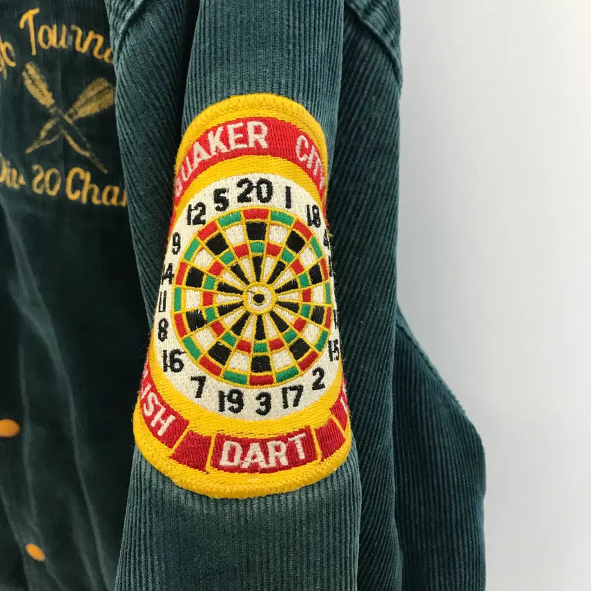 [BUNJANG] 90s Maple Athletics USA Corduroy Varsity Jacket / 90s maple athletics USA 체인스티지 바시티 자켓 [L]