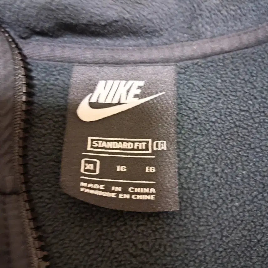 [BUNJANG] Nike Fleece Hoodie (Black, XL) / 나이키 후리스 후드 집업 블랙XL