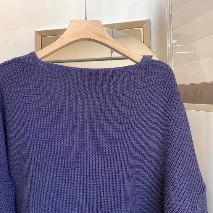 [BUNJANG] Loose Fit Knit / 프리사이즈 루즈핏 니트 Size Free Loose Fit Knit